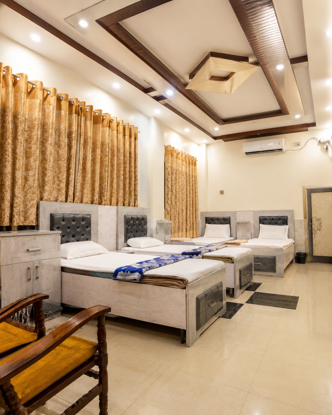 A quiet corner inside Rajput Guest House Sanghar